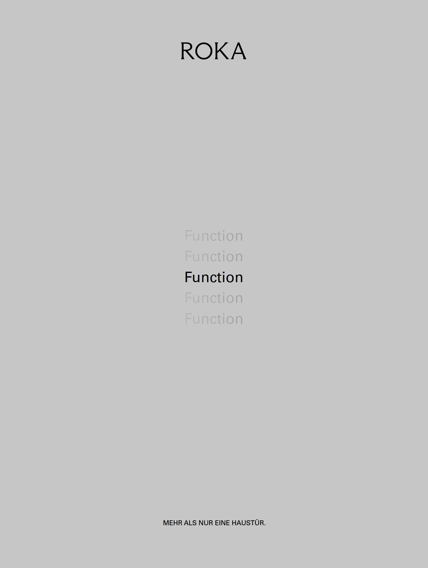 Roka Function Katalog
